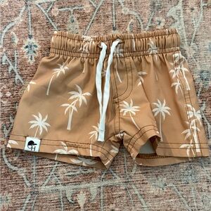 George hats 12-18 tan palms swimsuit
